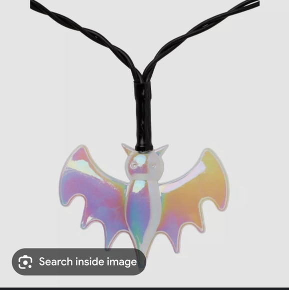 Spirit Halloween LED Bats String Lights Goth Bat Party Lights Purple - Picture 11 of 12